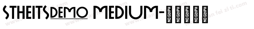 STHeitSC Medium字体转换